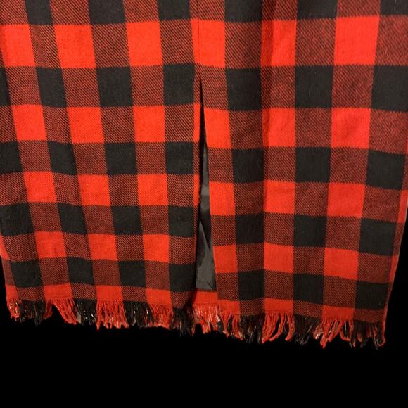J London wool blend tartan skirt sz 12 - Picture 6 of 7